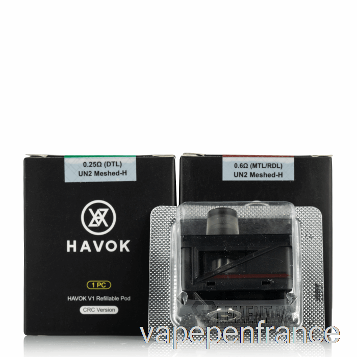 Gousses De Remplacement Uwell Havok [0,25] Stylo Vape 4 Ml Havok Pods